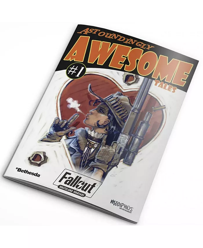 Impressions FalloutWasteland Warfare Astoundingly Awesome Tales Chapter 1 Expansion RPG Paperback Book - Mycitystee