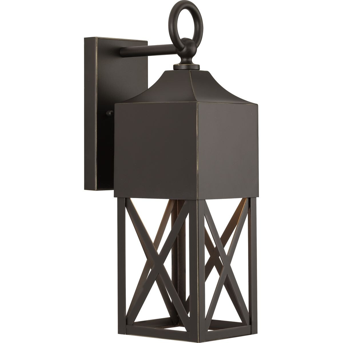 Birkdale Collection One-Light Antique Bronze  Outdoor Wall Lantern - 5.75 in x 8.25 in x 18.37 in Shopping - The Best Deals on Outdoor Wall Lanterns | - Mycitystee