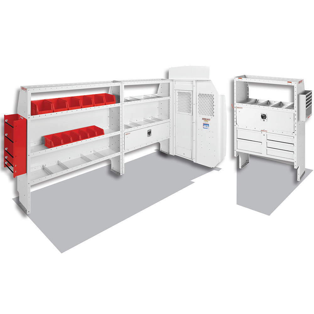Electrical Contractor Package for High Roof, 148 Inch Wheel Base Ford Transit Vans - Mycitystee
