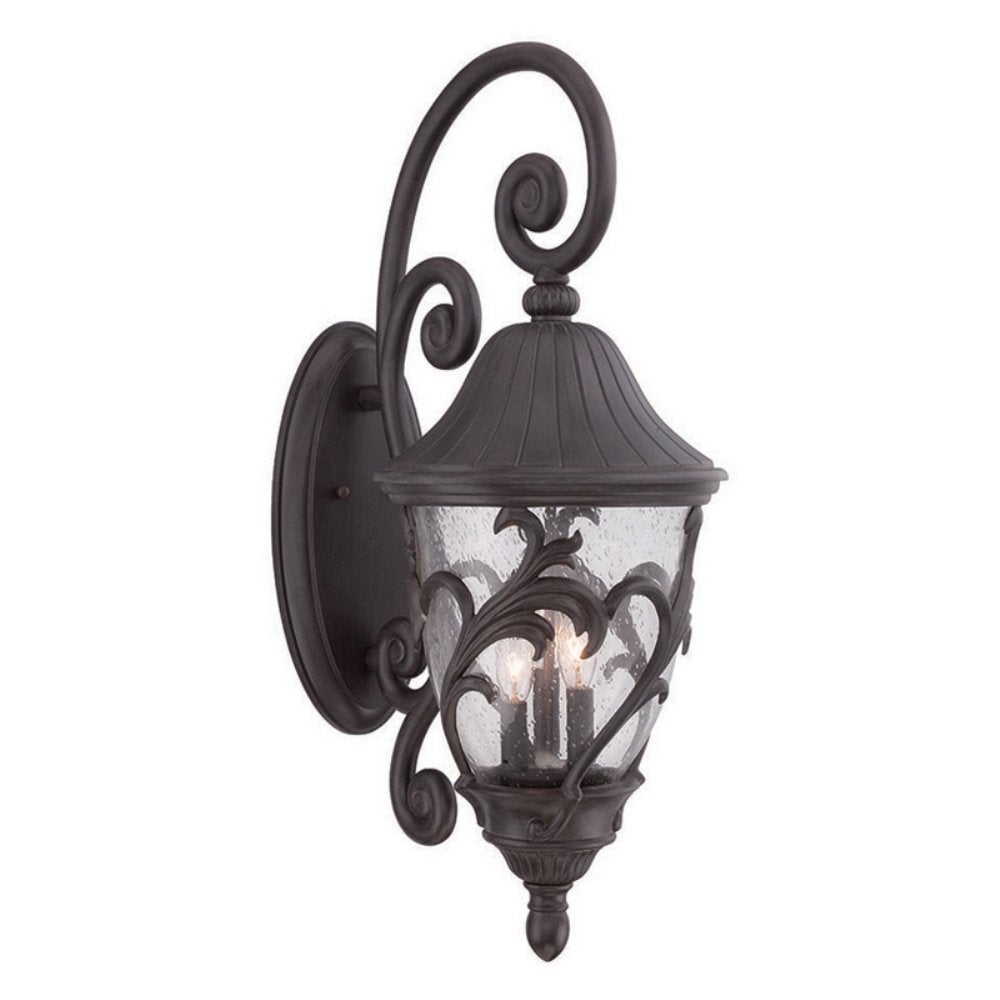 Capri 3-light Black Coral Outdoor Wall Lantern Shopping - The Best Deals on Outdoor Wall Lanterns | 24227979 - Mycitystee