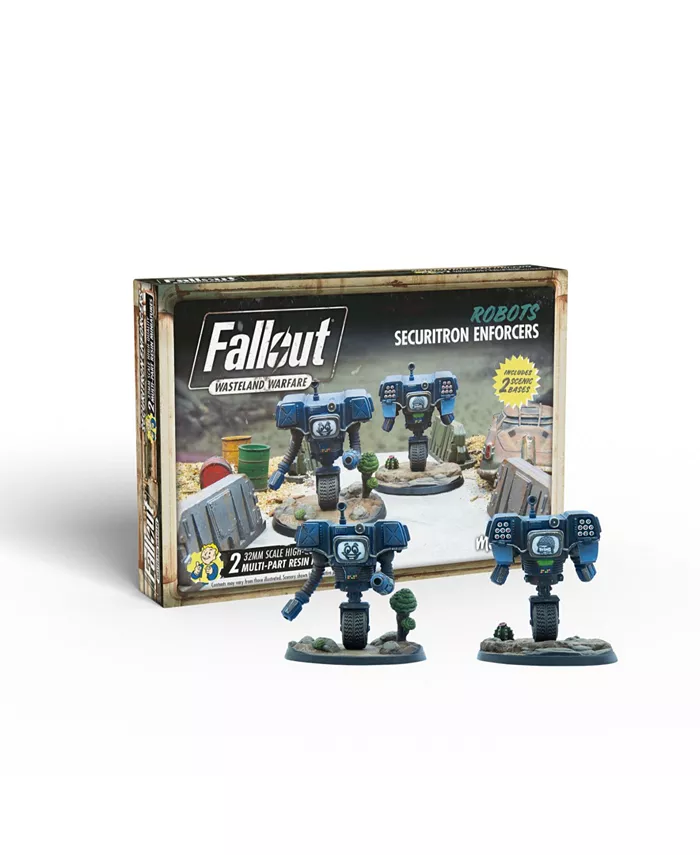 Modiphius Fallout Wasteland Warfare Robots Securitron Enforcers， 4 Piece - Mycitystee
