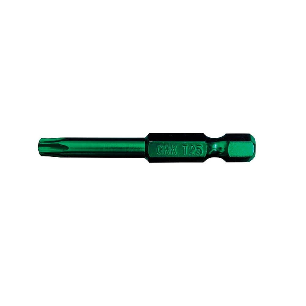 T-25 2 In. Length Green Carbon Steel Star Drive Bit - Mycitystee
