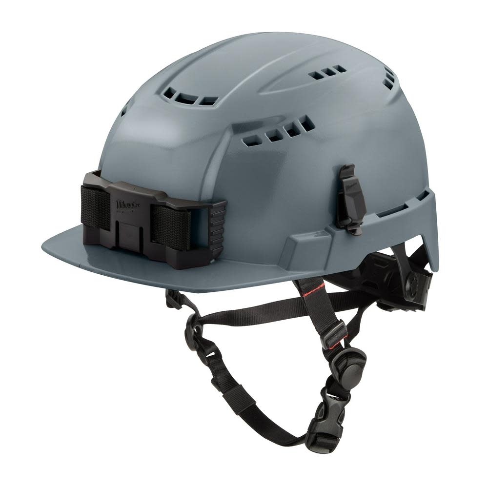 Milwaukee Gray Front Brim Vented Helmet with BOLT - Type 2 Class C 48-73-1336 from Milwaukee - Mycitystee