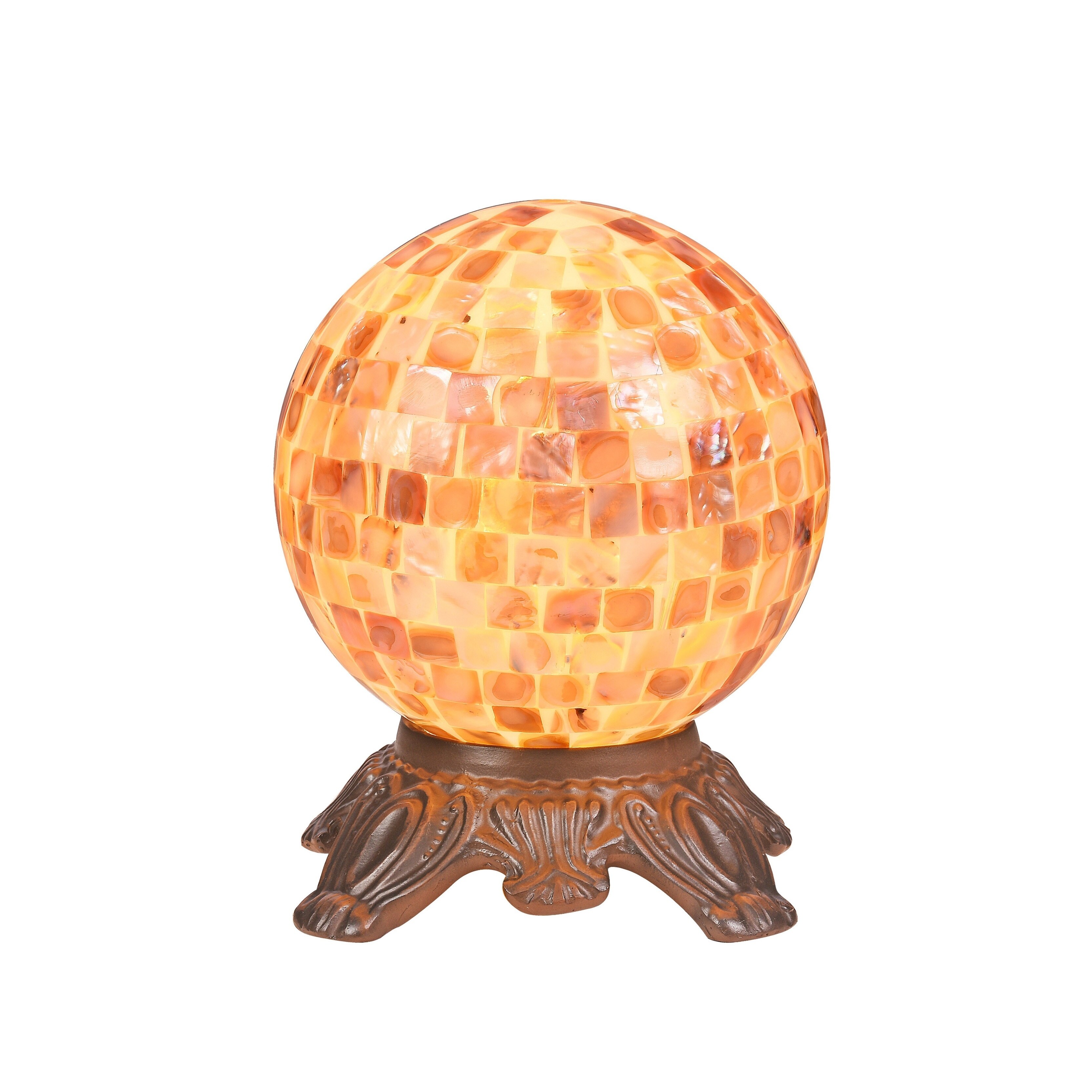 Sea Shell 1-light Dark Bronze Table Lamp - Mycitystee