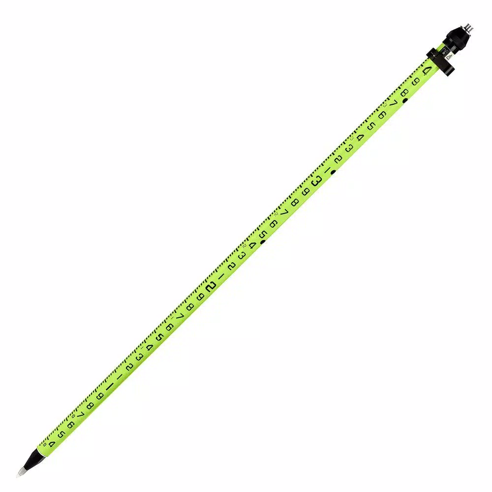 AdirPro 6 ft. 2 m 10ths Graduation Aluminum 3-Position Snap-Lock Telescoping Rod Rover Rod Pole in Green and#8211; XDC Depot - Mycitystee