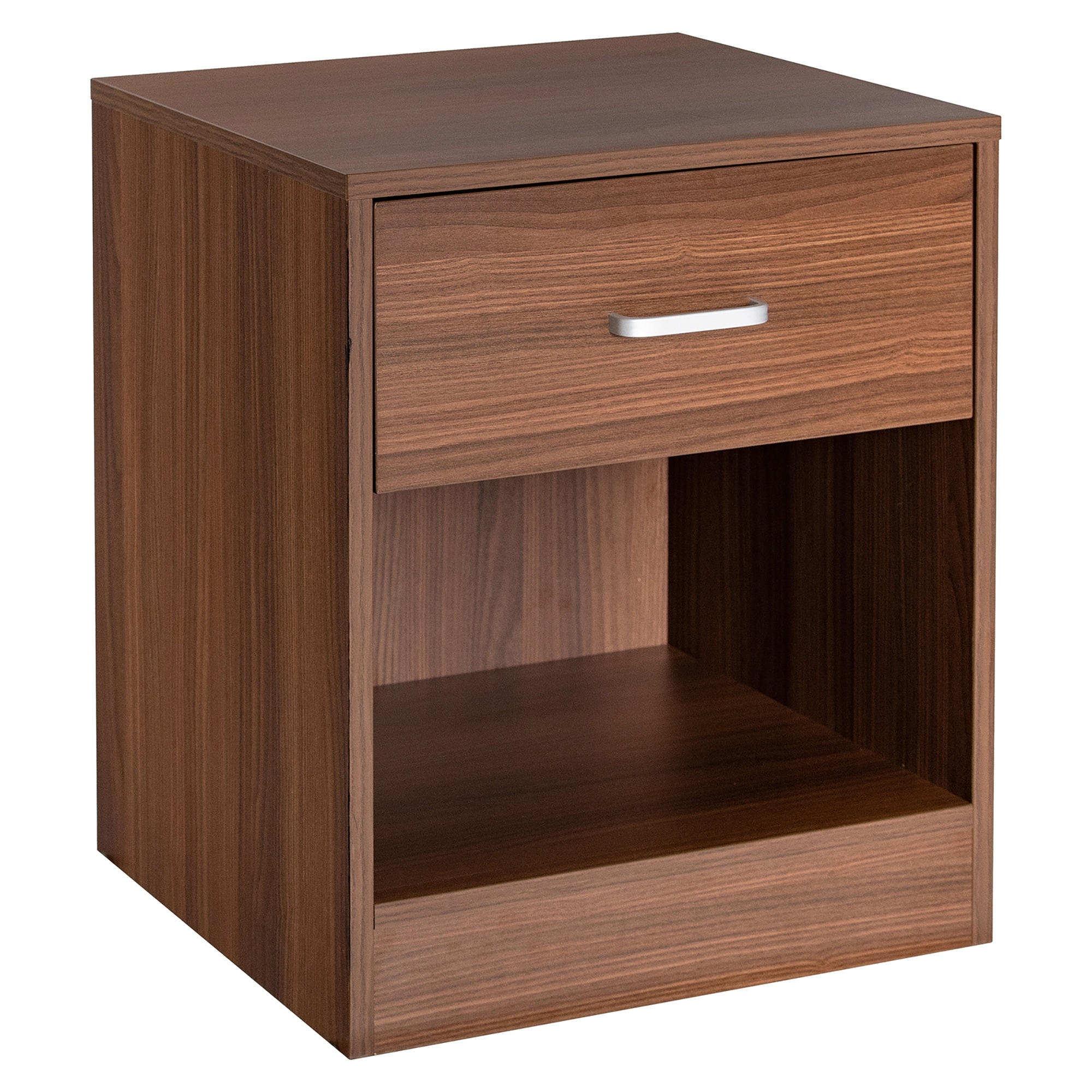 Costway Nightstand with Drawer Storage Cabinet Modern Beside End Table - Mycitystee