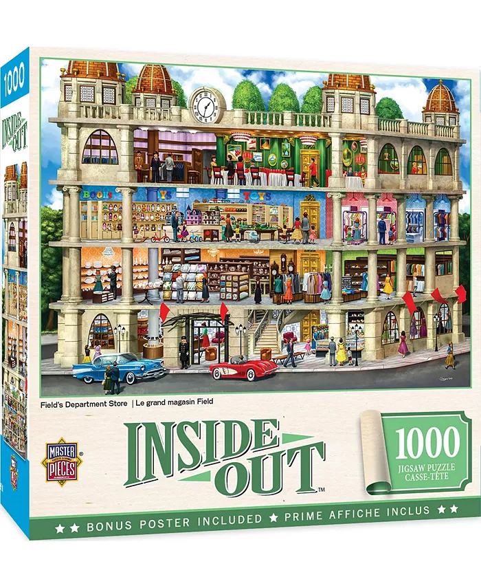 MasterPieces Puzzles Inside Out - Fields Department Store 1000 Piece Adult Jigsaw Puzzle - Mycitystee