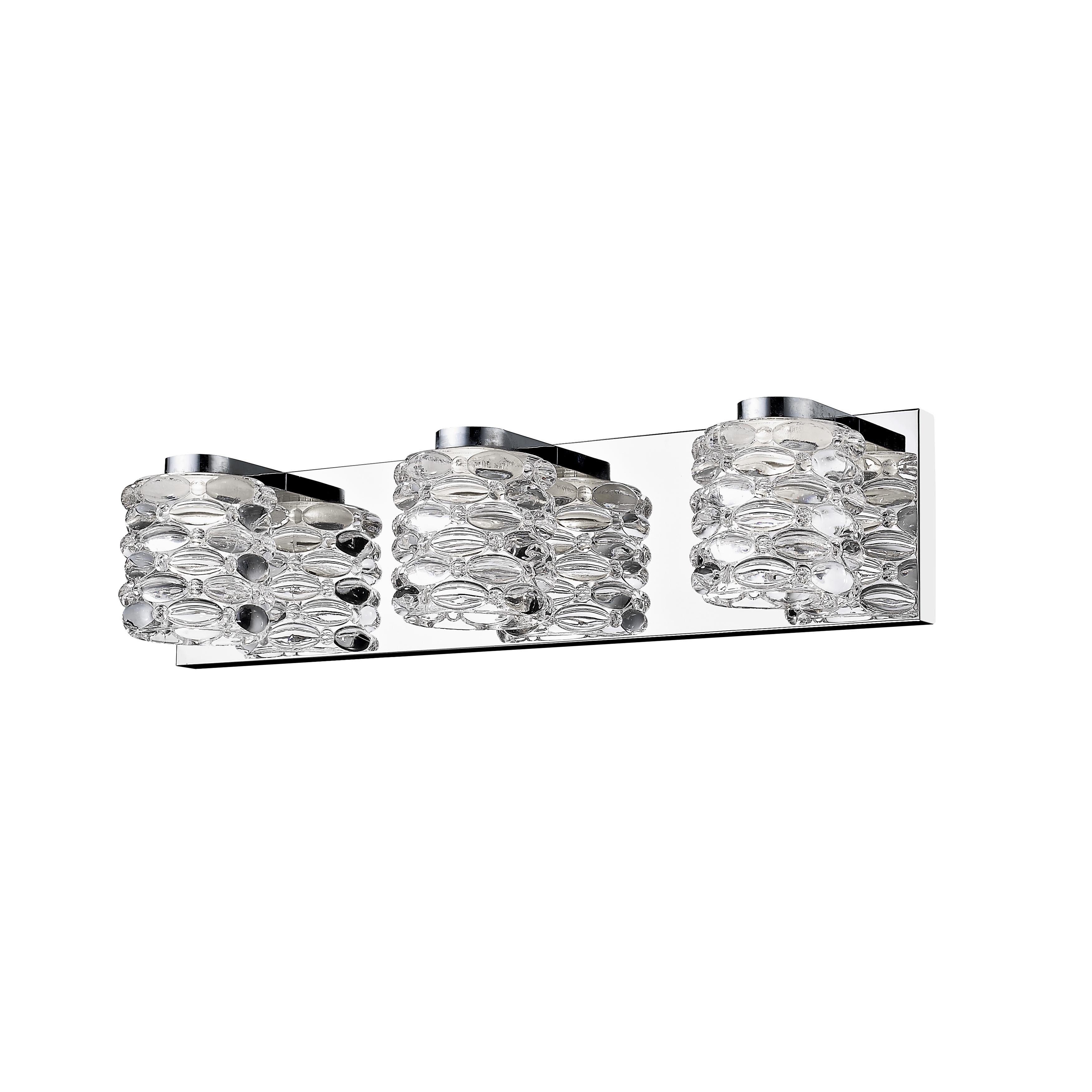 Avery Home Lighting Dawson Chrome 3-light Vanity - Mycitystee