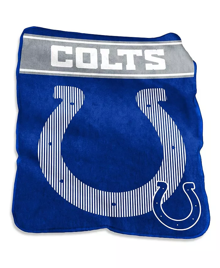 Logo Brands Indianapolis Colts 60'' x 80'' XL Raschel Plush Throw Blanket - Mycitystee