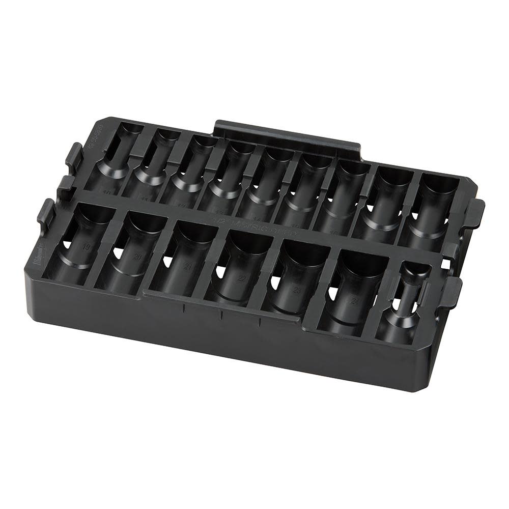Milwaukee SHOCKWAVE Impact Duty Socket 1/2 Dr 16pc Tray Only 49-66-6833 from Milwaukee - Mycitystee