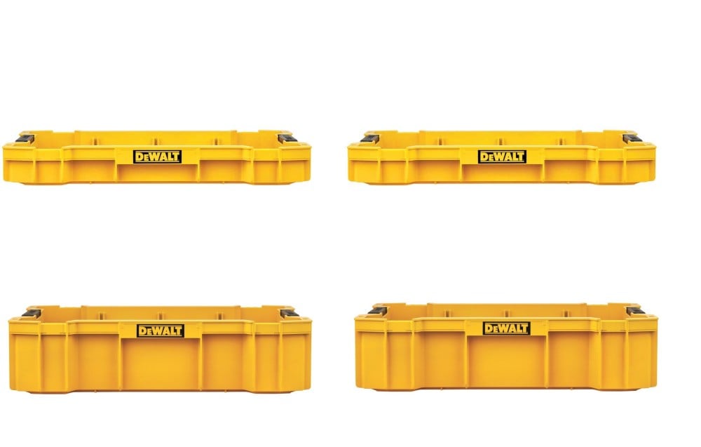 DEWALT TOUGHSYSTEM 2 Shallow and 2 Deep Tool Trays Bundle TS2.0TRAYBUNDLE from DEWALT - Mycitystee