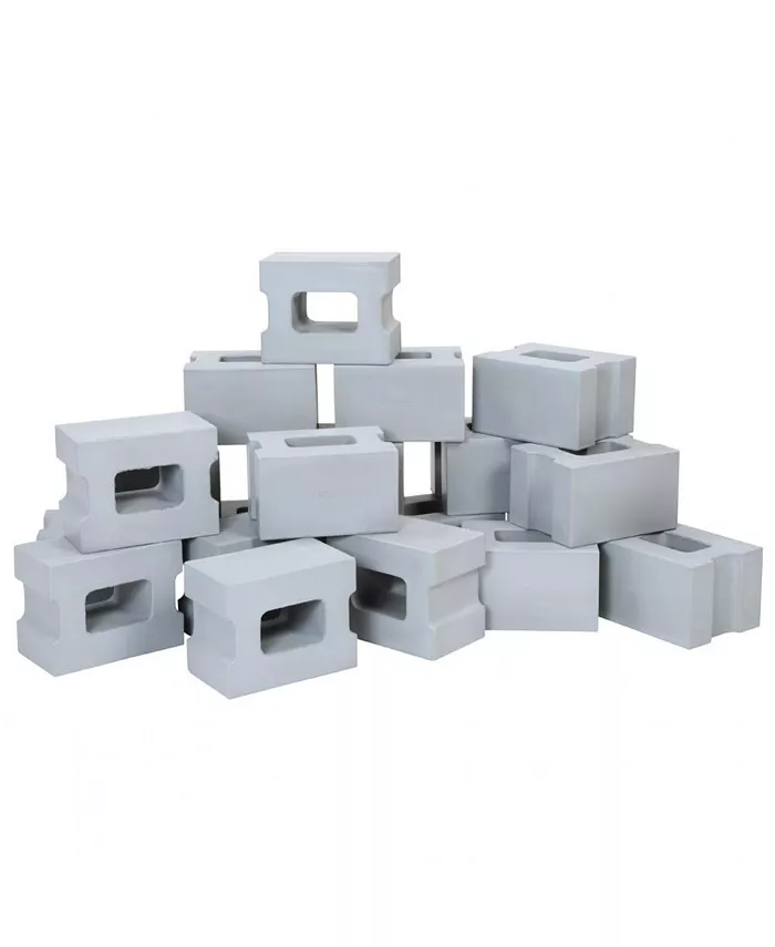 Kaplan Early Learning Foam Cinder Block Builders  - Set of 20 - Mycitystee