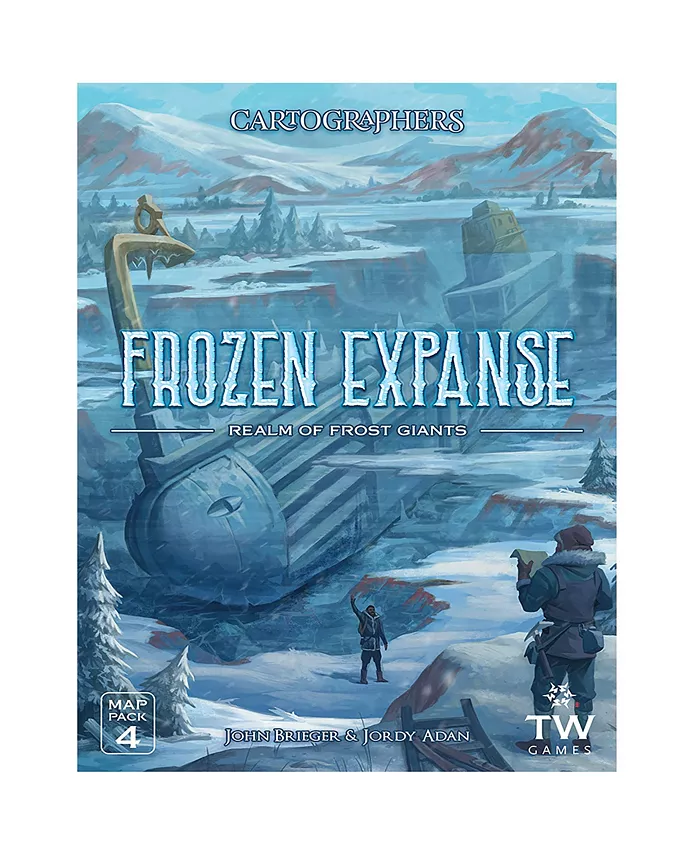 Thunderworks Games Frozen Expanse Realm of Frost Giants Map Pack 4 Cartographers Map Pack - Mycitystee