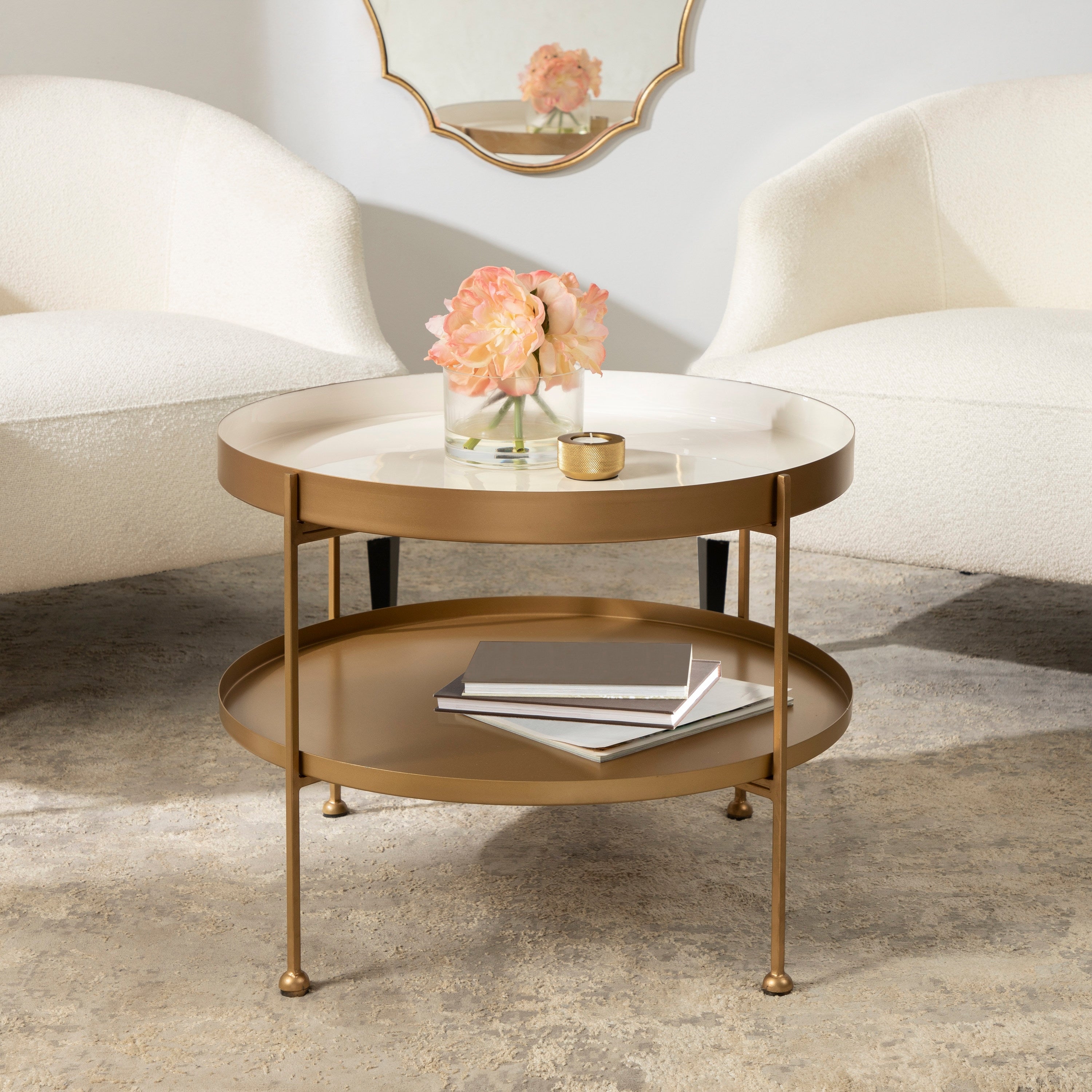 Kate and Laurel Nira Metal Coffee Table - Mycitystee