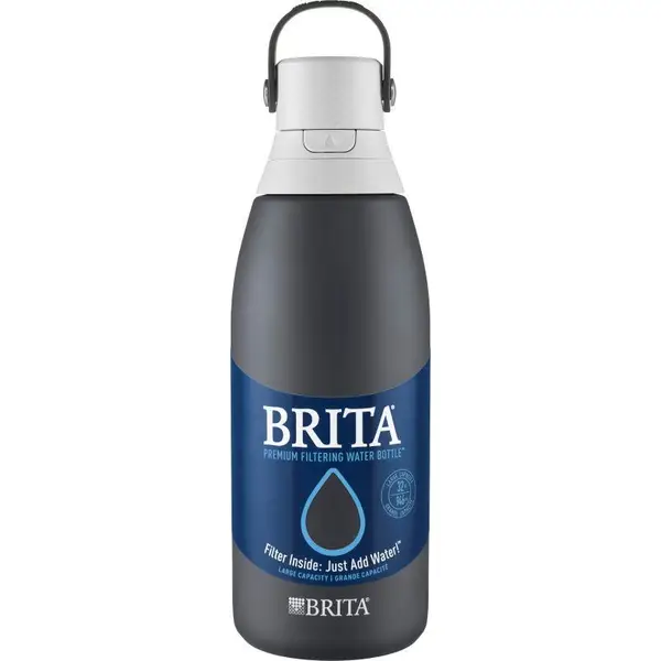 Brita 32 oz Stainless Steel Premium Water Bottle with Filter - Mycitystee
