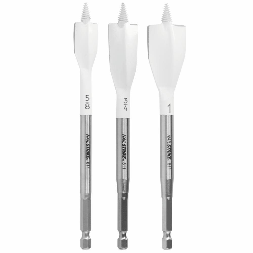 Bosch 3 pc. Nail Strike Wood-Boring Bit Set NS5003 from Bosch - Mycitystee