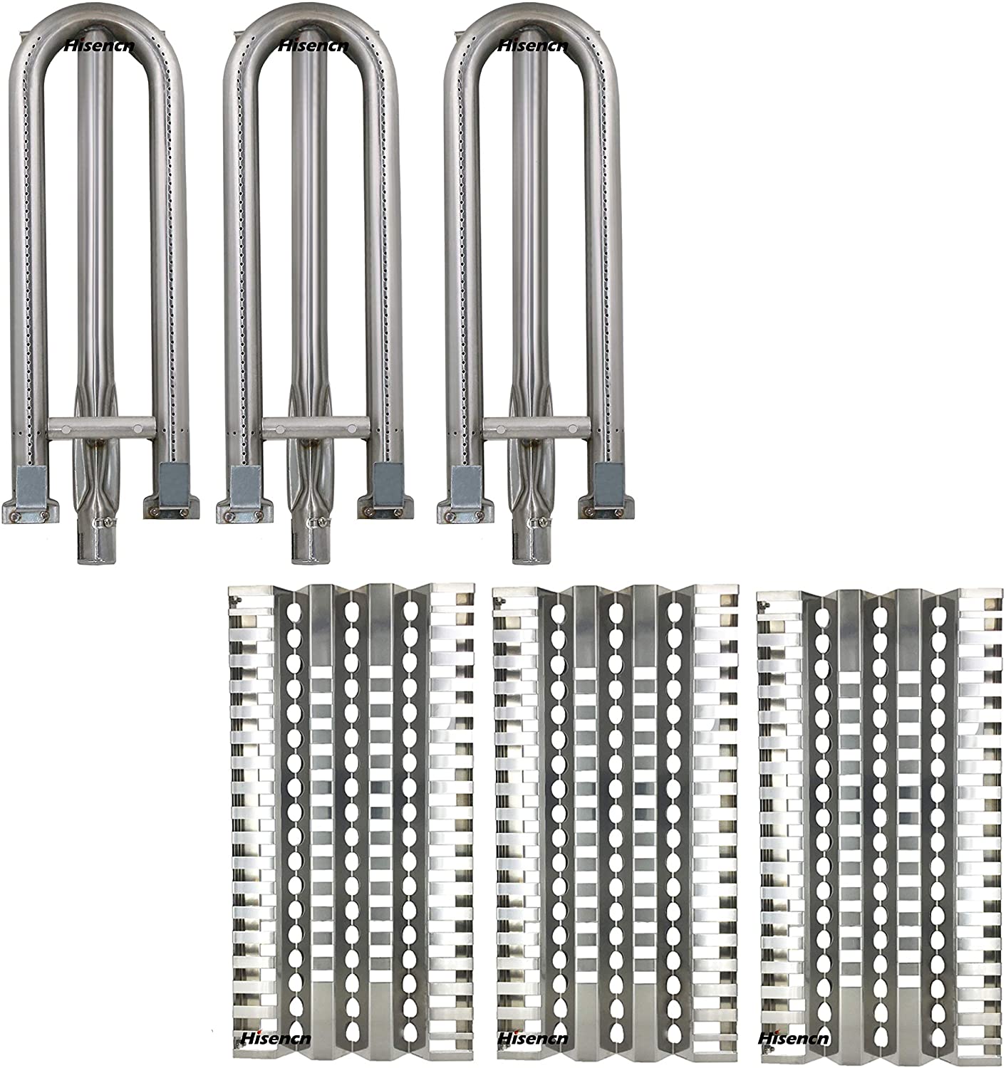 DCS Gas Grills Repair Kit fits 27, 36, 48 Series, Grill Burners + Heat Tent Shield Deflectors Kit - Mycitystee