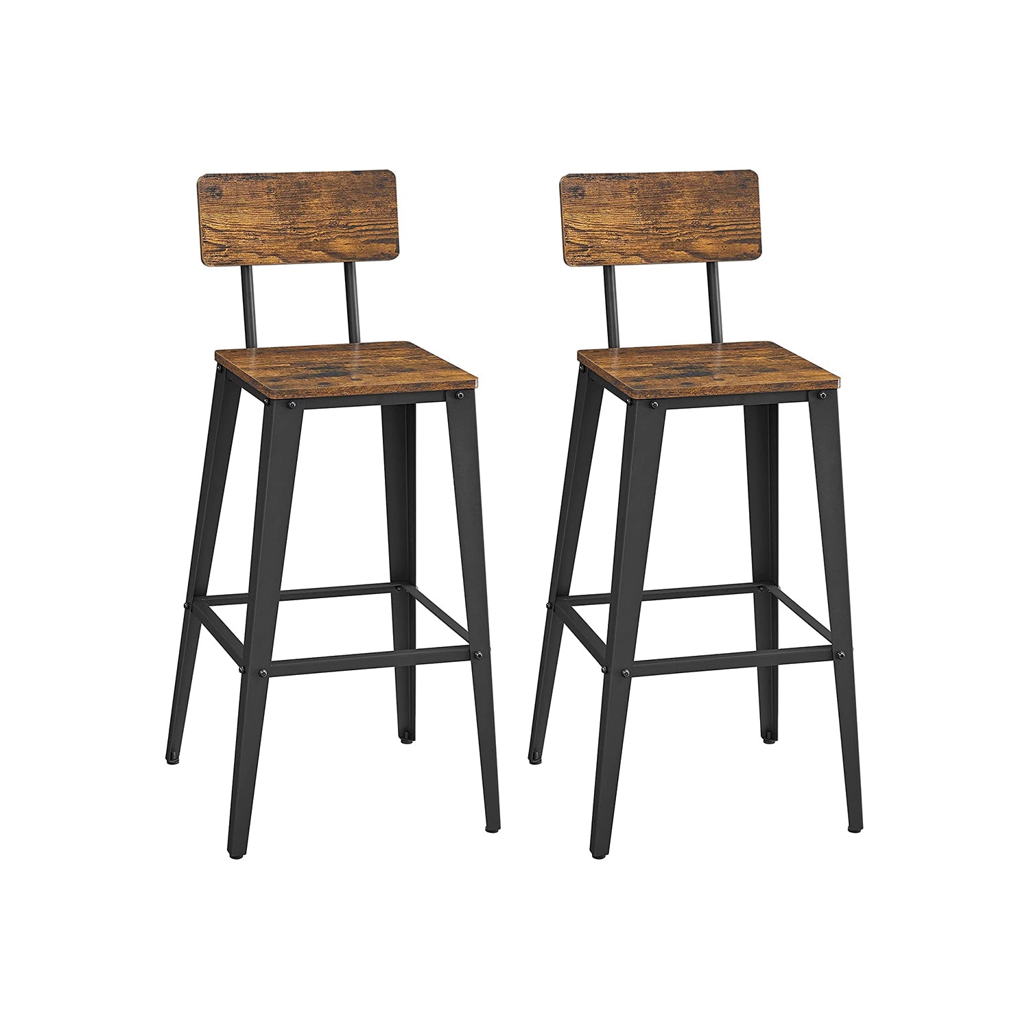 VASAGLE Set of 2 Bar Stools - Mycitystee