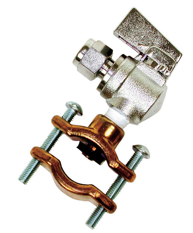 Dial 1/4 in. H Silver Stainless Steel Ball Valve - Mycitystee