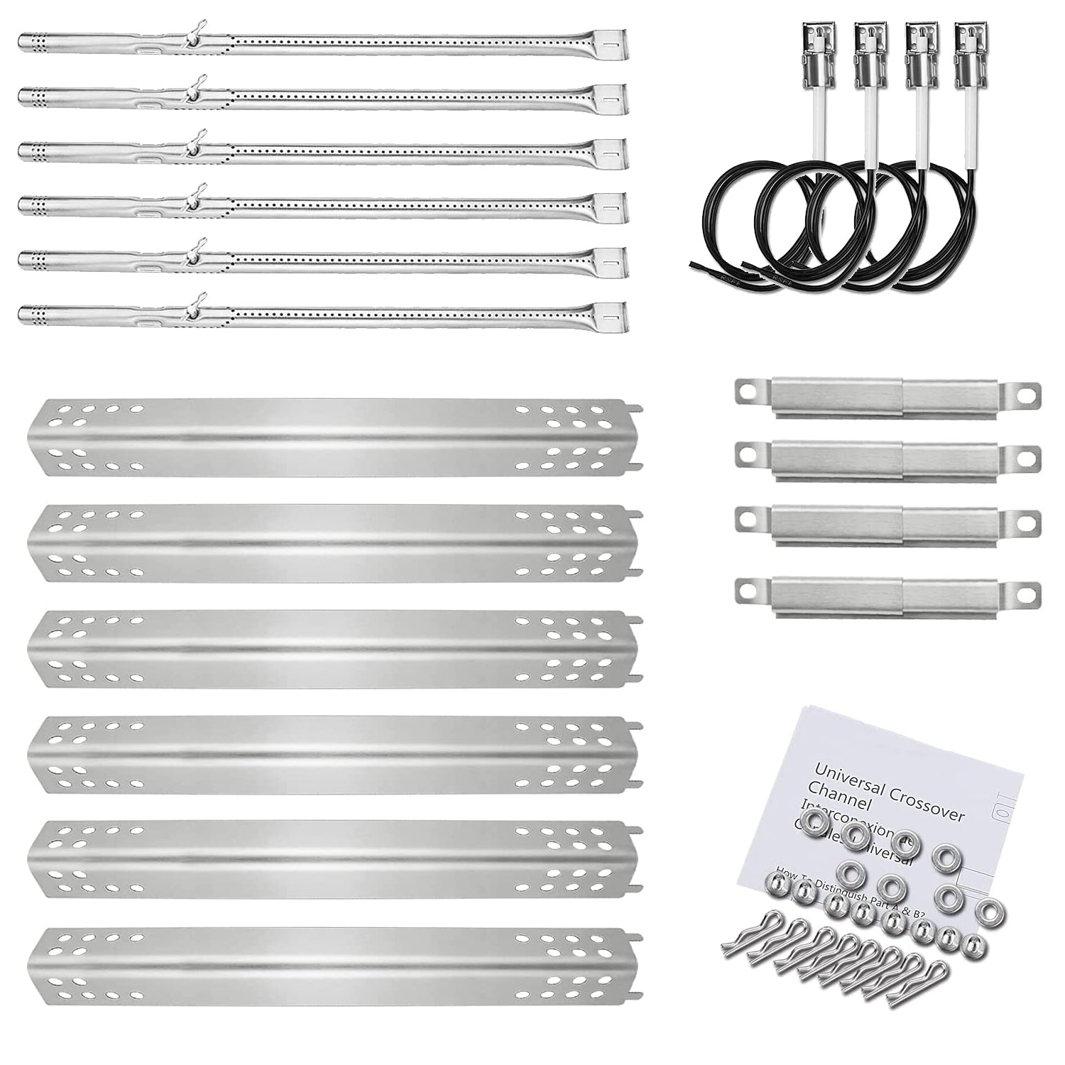 Grills Repair Kit for Char-broil 463276517, 463276617, 466245917, 463274719 Performance 6 Burner  Gas Grills, 304SS Version - Mycitystee