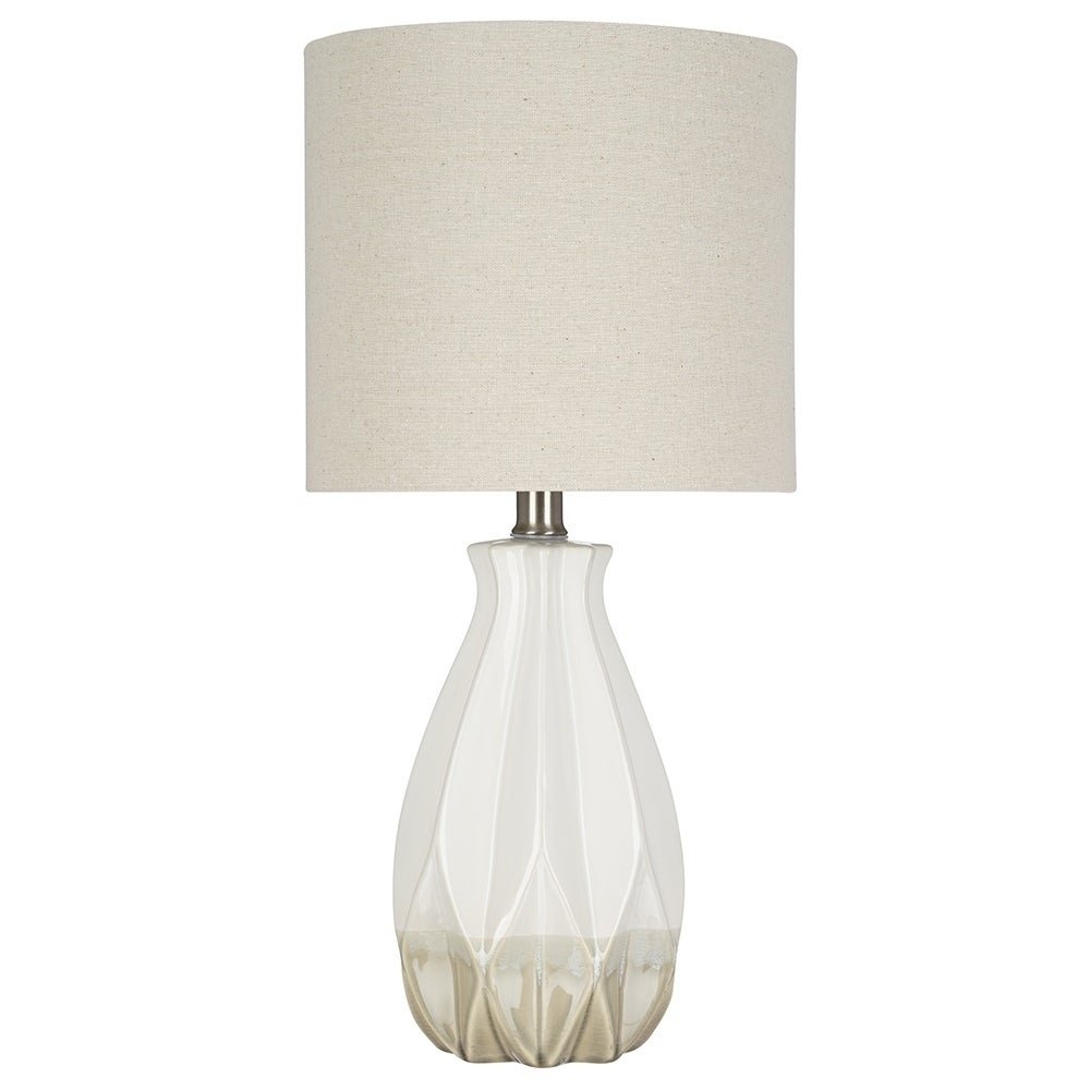 Catalina Lighting White Accent Lamp， LED Bulb， 19
