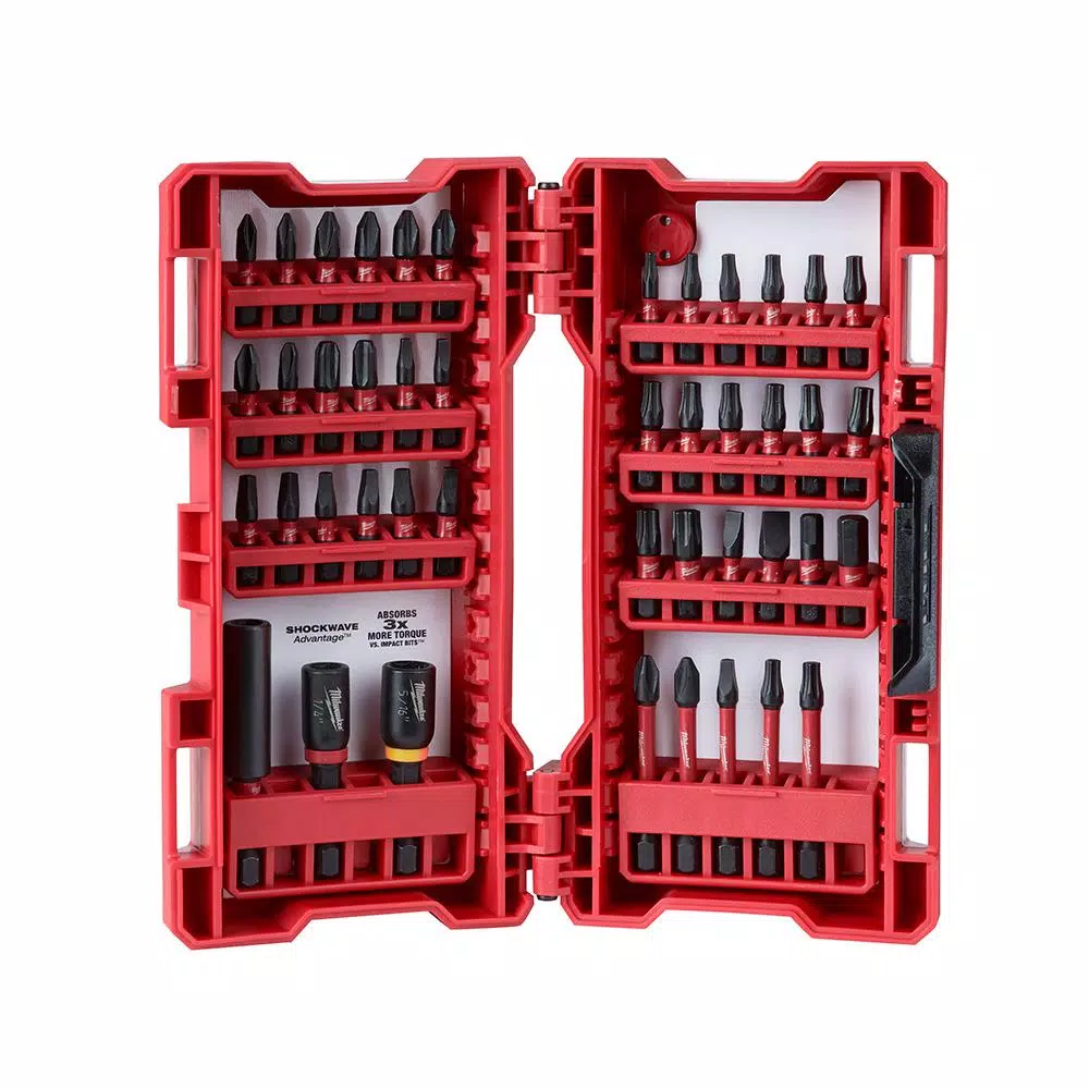 Milwaukee SHOCKWAVE IMPACT DUTY Driver Bit Set (44-Piece) and#8211; XDC Depot - Mycitystee