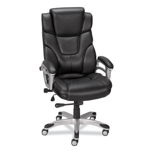 Alera Maurits Highback Chair， Supports Up to 275 lb， Black Seat/Back， Chrome Base (MR41B19) - Mycitystee