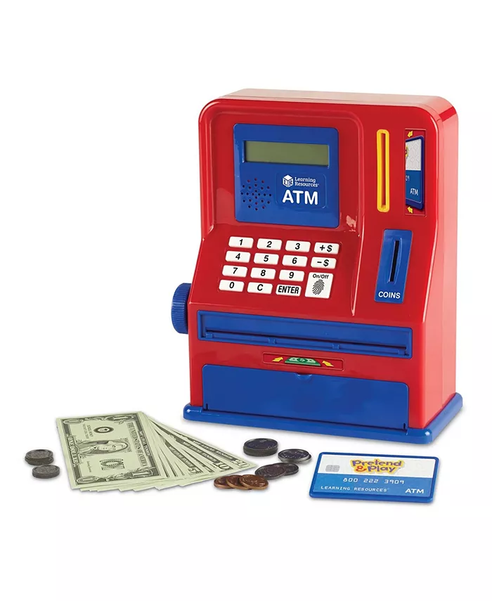 Areyougame Learning Resources Pretend Play - Teaching Atm Bank - Mycitystee