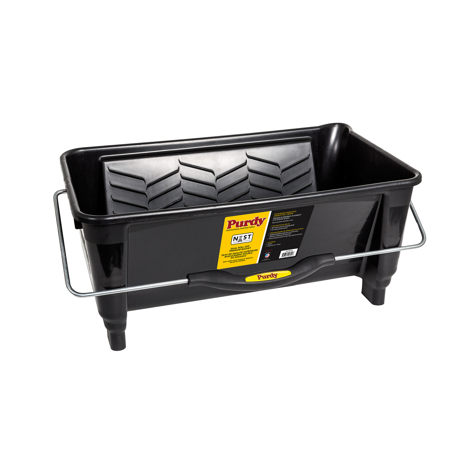 Purdy NEST Black 5 gal Dual Roll-Off Bucket - Mycitystee