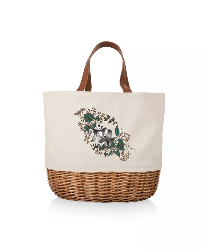 Picnic Time Nightmare Before Christmas Jack and Sally - Coronado Basket Tote - Mycitystee