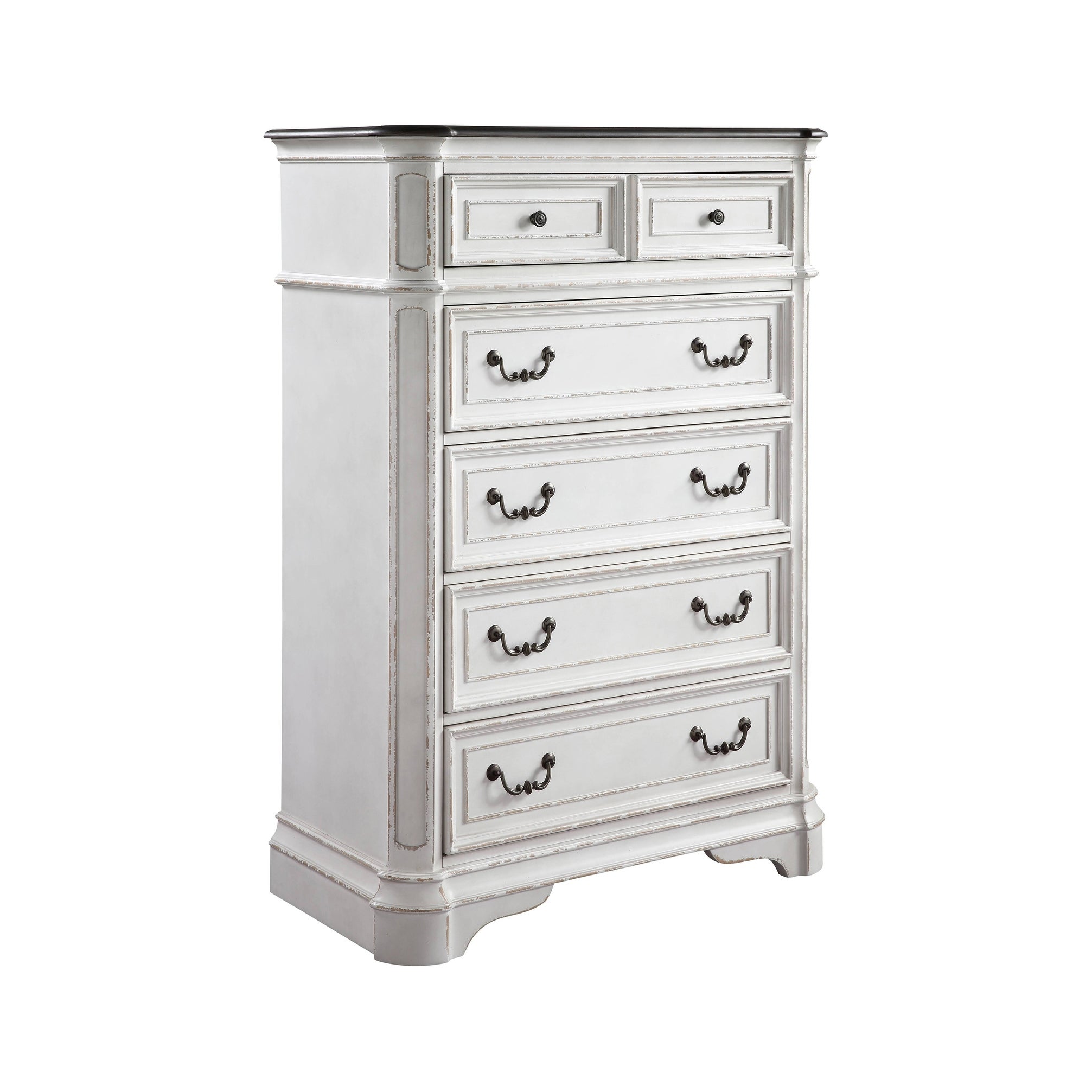 ACME Florian Chest in Antique White and Oak - - 33709656 - Mycitystee