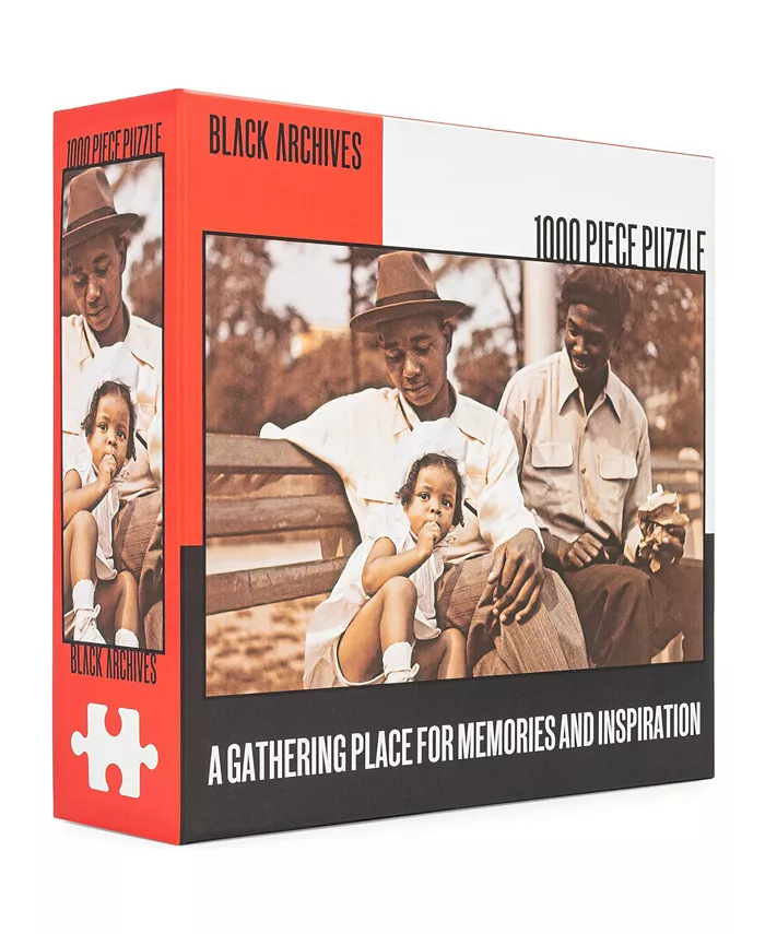 Black Archives Park Bench Puzzle， 1000 Pieces - Mycitystee