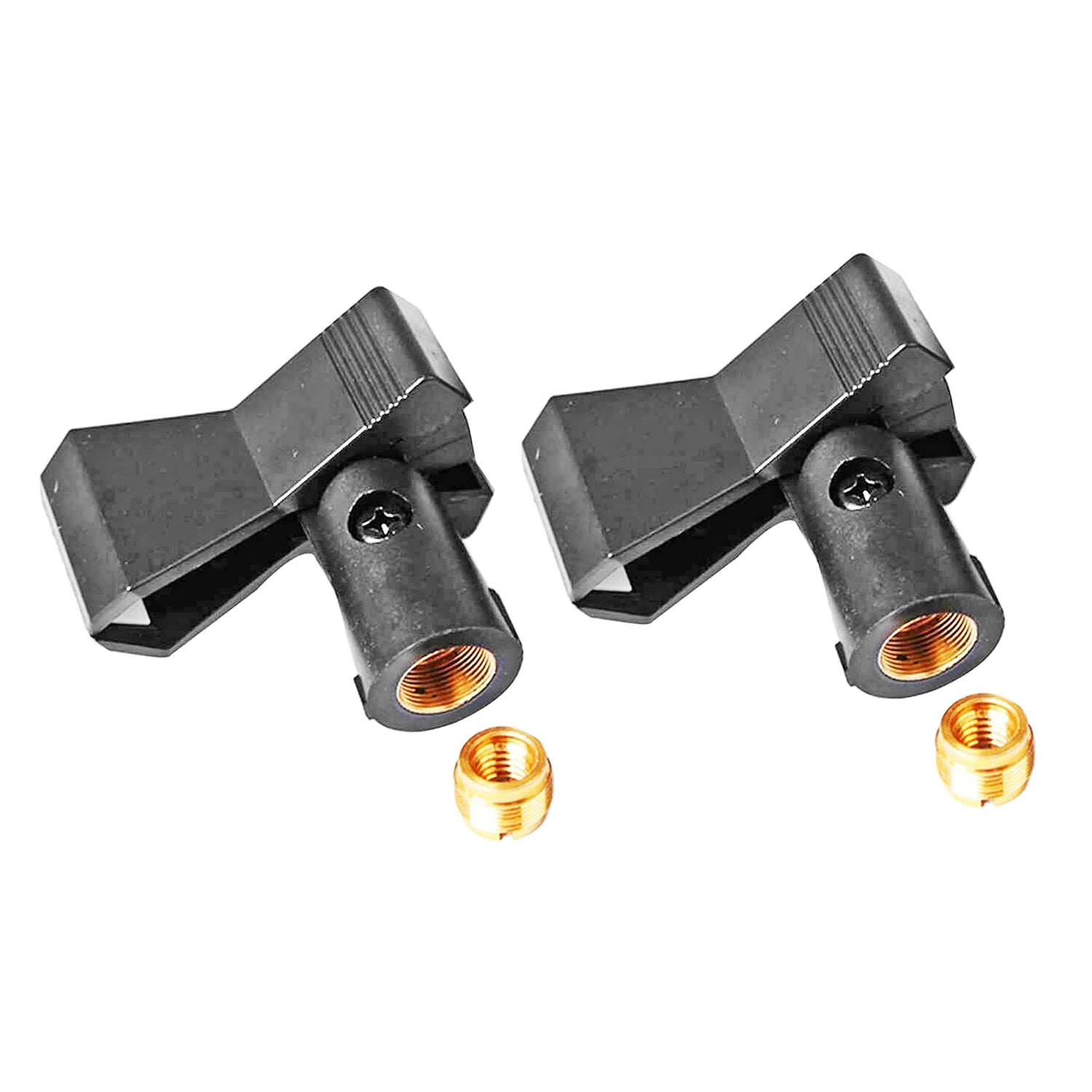 5 Core Universal Microphone Clip Holder| Durable Mic Clip with Nut Adapters 5/8