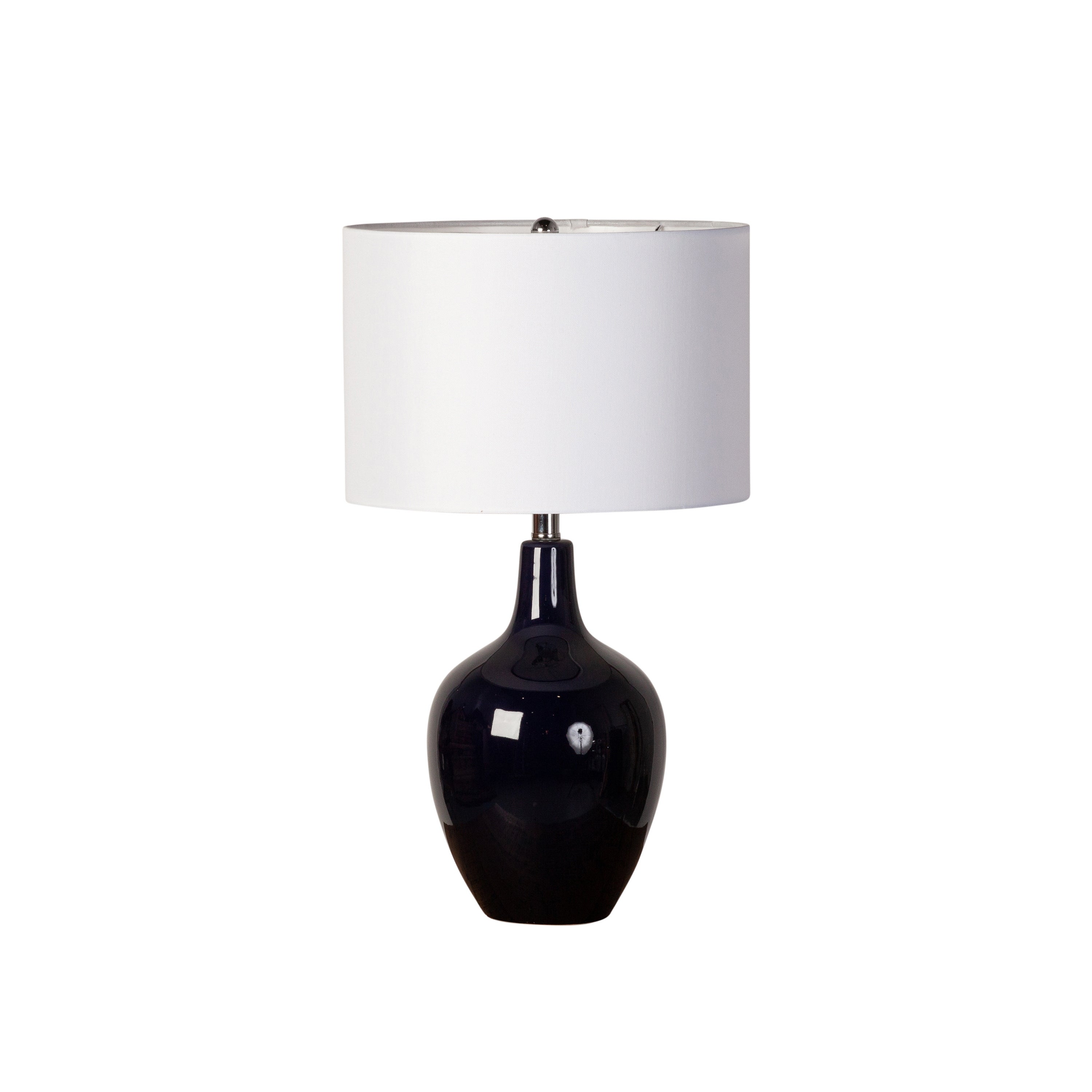 Midnight Blue Ceramic Table Lamp - Standard - Mycitystee