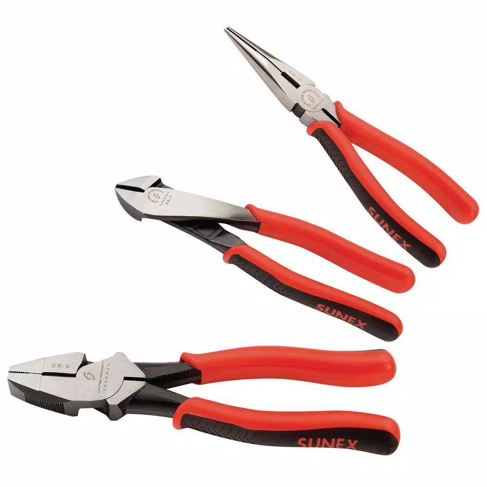 SUNEX TOOLS High Leverage Pliers Set (3-Piece) and#8211; XDC Depot - Mycitystee