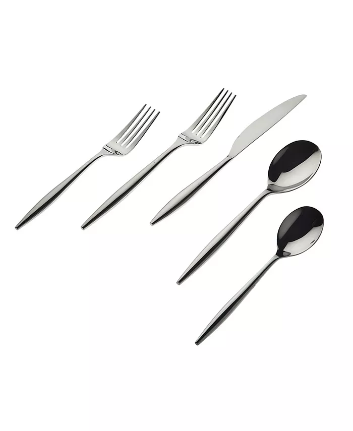 Godinger Milano Mirror 20 Piece Flatware Set， Service for 4 - Mycitystee