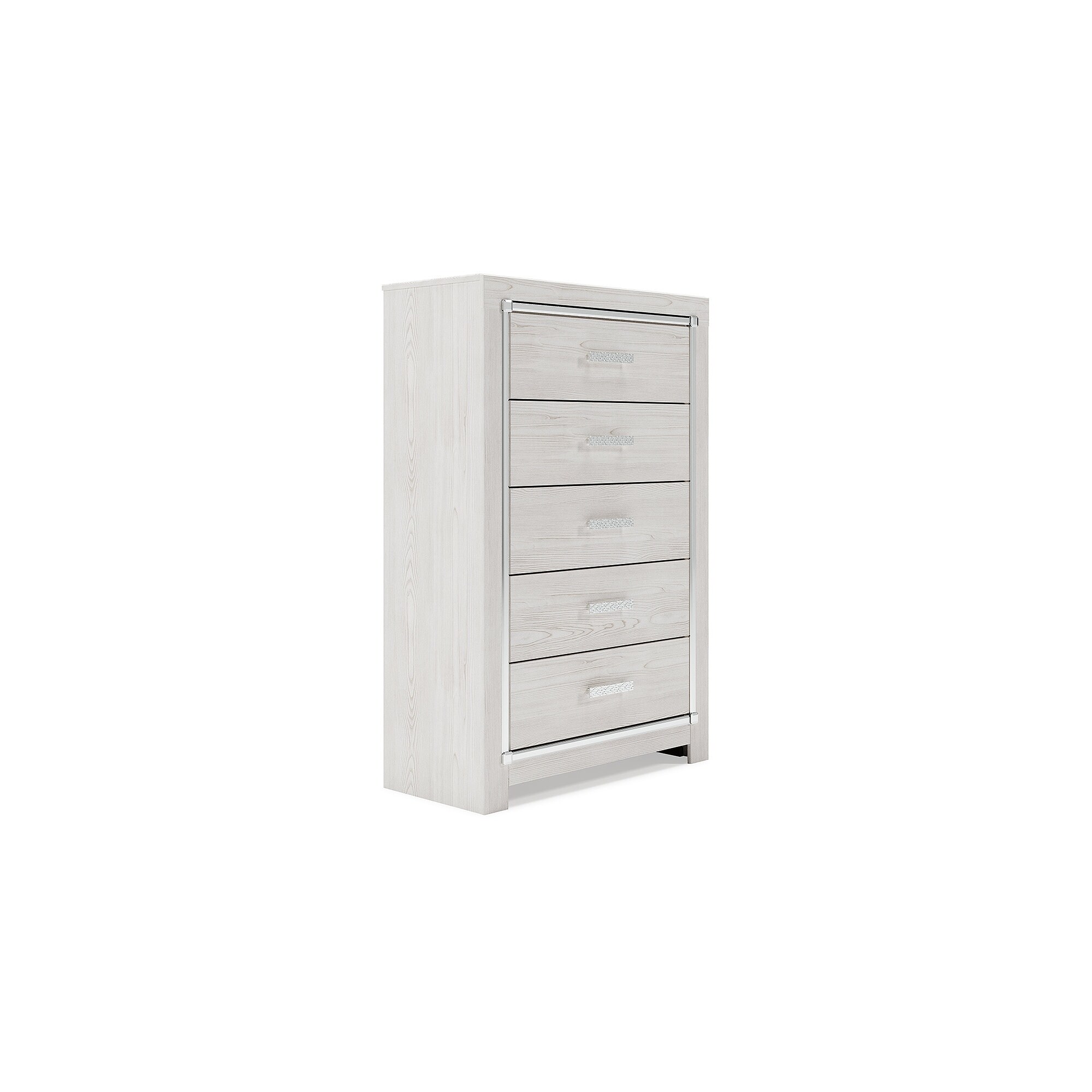 Altyra White Five Drawer Chest - - 32607577 - Mycitystee