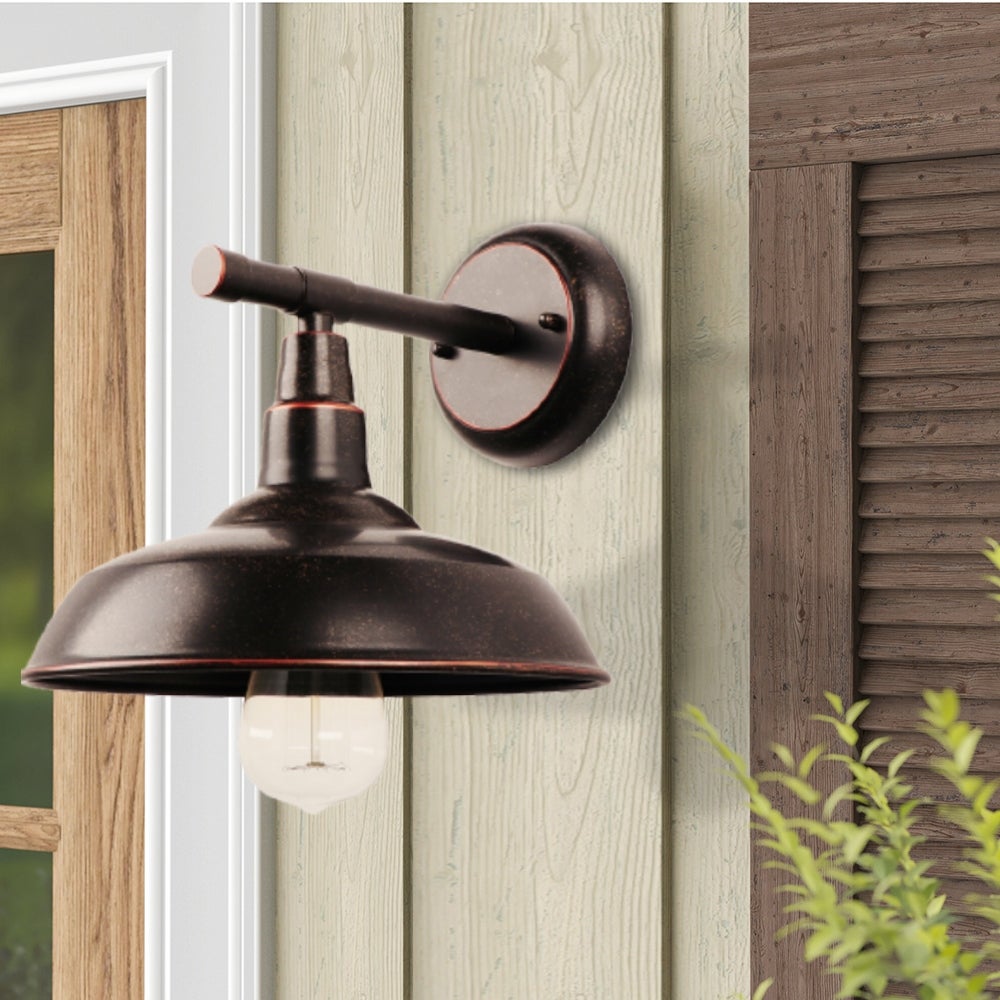 Ariyac1 Light Outdoor Wall Mounted Lighting Oil Rubbed Bronze Finish - Oil Rubbed Bronze Shopping - The Best Deals on Outdoor Barn Lights | 38526958 , - Mycitystee