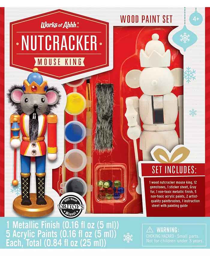 MasterPieces Puzzles Works of Ahhh…. Holiday Craft Kits - Nutcracker Mouse King - Mycitystee