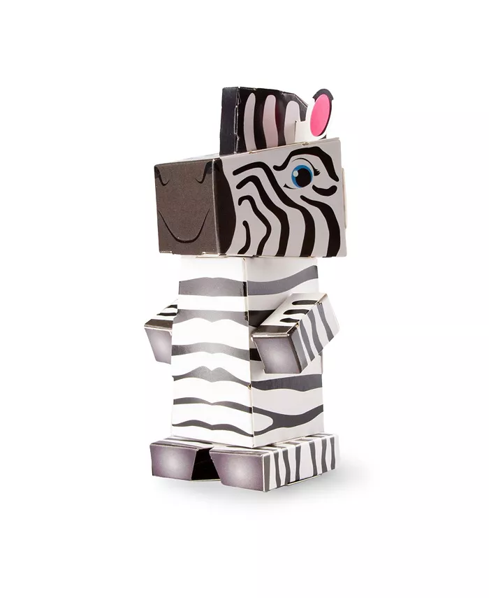 Cubles Zebra - A Safari original Buildable 3D STEM Toy - Mycitystee