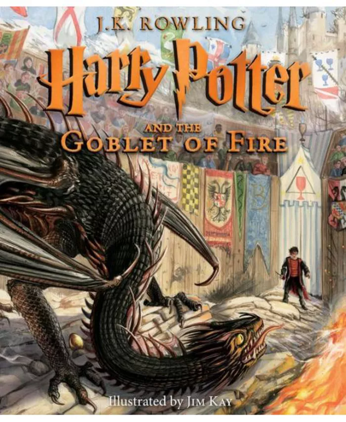 Barnes Noble Harry Potter and the Goblet of Fire: The Illustrated Edition (Harry Potter Series #4) by J. K. Rowling - Mycitystee