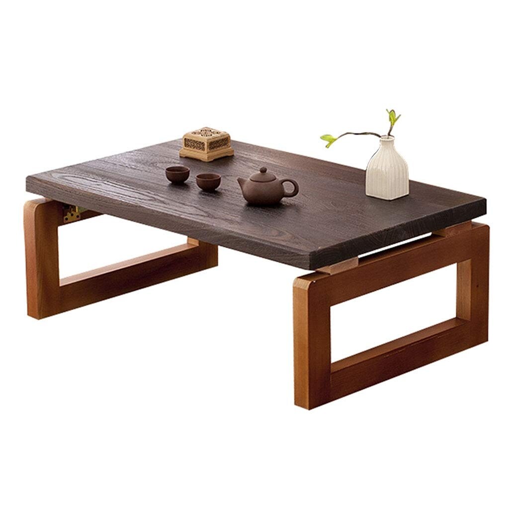 Table Zen Simple Household Solid Wood Table Simple Kang Table Bay Window Coffee Table Paulownia Wood Material Solid Wood - Mycitystee
