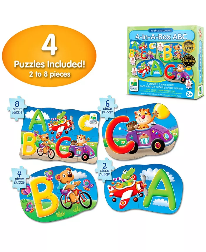 The Learning Journey My First Puzzle Sets 4 in a Box Puzzles- ABC - Mycitystee
