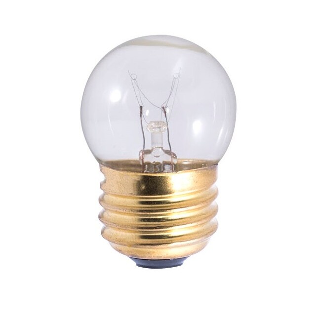 Bulbrite Pack of (25) 7.5 Watt Dimmable S14 Incandescent Light Bulbs with Medium (E26) Base， Clear - Mycitystee