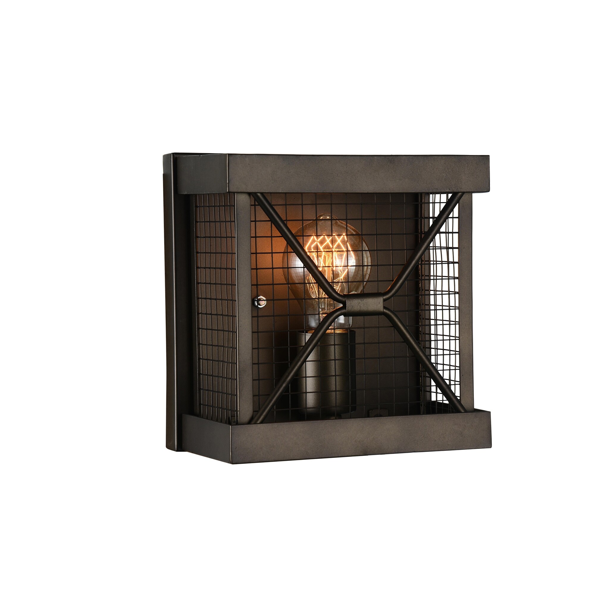 Kali 1 Light Wall Sconce With Light Brown Finish - Light Brown - Mycitystee
