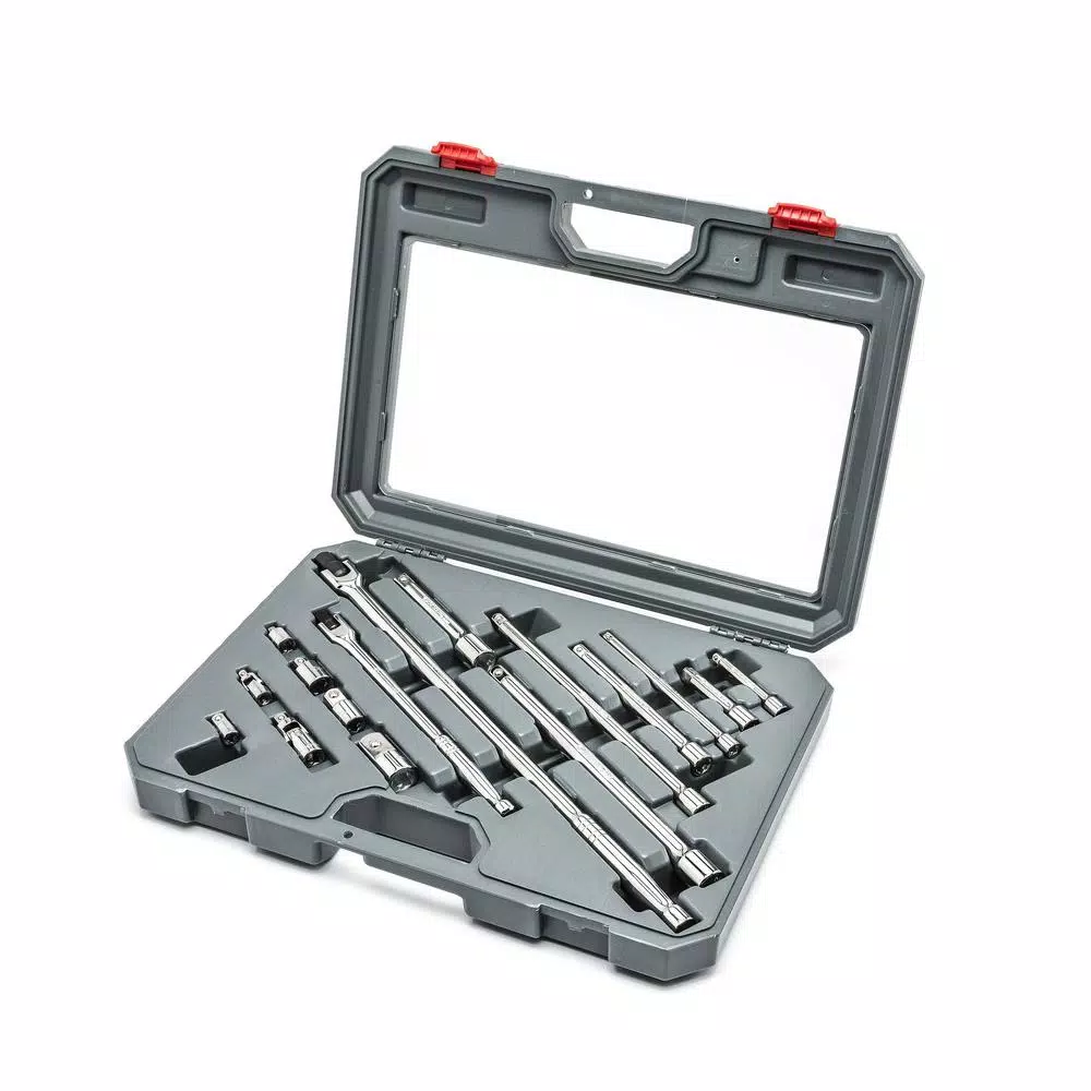 Crescent 1/4 in. x 3/8 in. x 1/2 in. and 3/4 in. Socket Accessories Set (16-Piece) and#8211; XDC Depot - Mycitystee