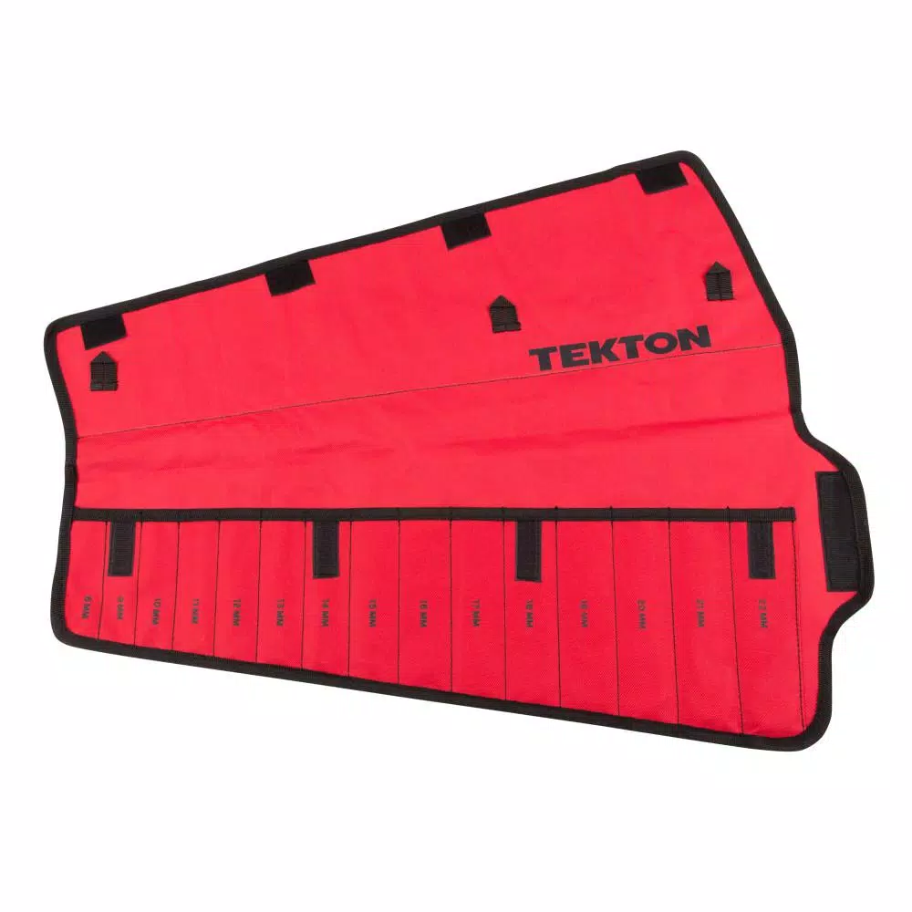 TEKTON 8 mm to 22 mm Combination Wrench Pouch (15-Tool) and#8211; XDC Depot - Mycitystee