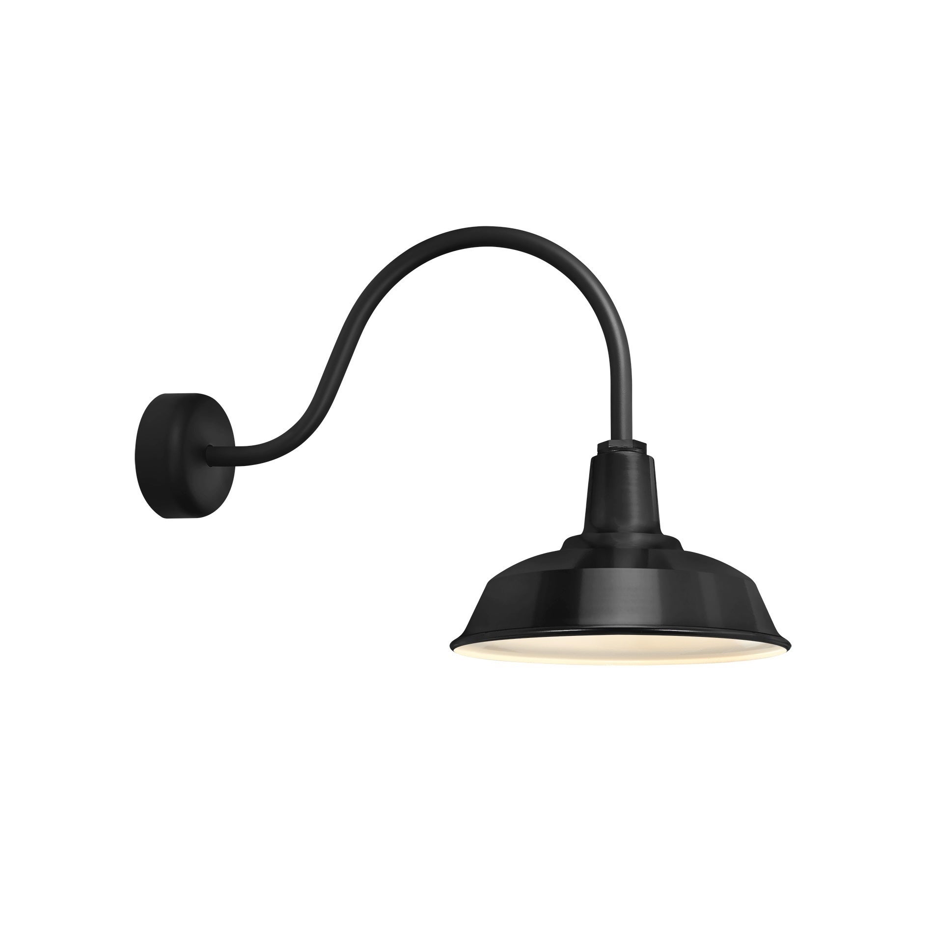 Essentials by Troy RLM Bryson 14-inch Shade Gloss Black Wall Sconce Shopping - The Best Deals on Outdoor Barn Lights | 19495550 - Mycitystee