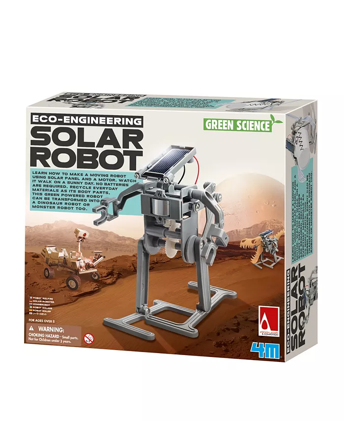 4M Green Science - Eco-Engineering Solar Robot - Mycitystee