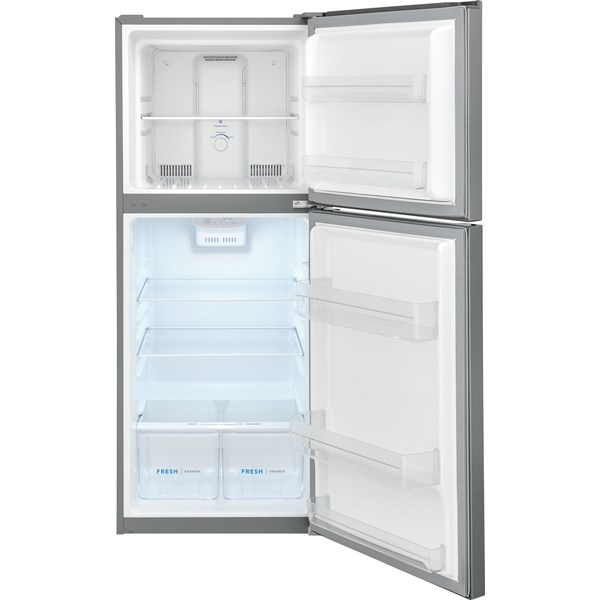 11.6 cu ft Top Freezer Silver Refrigerator - Mycitystee